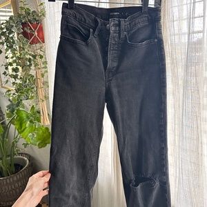 Black straight leg Jeans